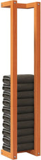 vidaXL - Handdoekenrek - 23x18x110 - cm - massief - grenenhout - wasbruin