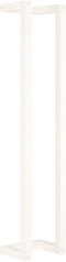 vidaXL - Handdoekenrek - 23x18x110 - cm - massief - grenenhout - wit