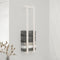 vidaXL - Handdoekenrek - 23x18x110 - cm - massief - grenenhout - wit