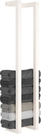 vidaXL - Handdoekenrek - 23x18x110 - cm - massief - grenenhout - wit