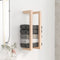 vidaXL - Handdoekenrek - 23x18x60 - cm - massief - grenenhout