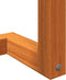 vidaXL - Handdoekenrek - 23x18x60 - cm - massief - grenenhout - wasbruin