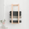 vidaXL - Handdoekenrek - 23x18x60 - cm - massief - grenenhout