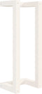 vidaXL - Handdoekenrek - 23x18x60 - cm - massief - grenenhout - wit