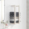 vidaXL - Handdoekenrek - 23x18x60 - cm - massief - grenenhout - wit