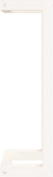 vidaXL - Handdoekenrek - 23x18x60 - cm - massief - grenenhout - wit