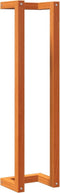 vidaXL - Handdoekenrek - 23x18x90 - cm - massief - grenenhout - wasbruin