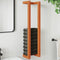 vidaXL - Handdoekenrek - 23x18x90 - cm - massief - grenenhout - wasbruin