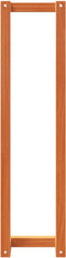 vidaXL - Handdoekenrek - 23x18x90 - cm - massief - grenenhout - wasbruin