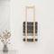 vidaXL - Handdoekenrek - 23x18x90 - cm - massief - grenenhout
