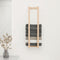 vidaXL - Handdoekenrek - 23x18x90 - cm - massief - grenenhout