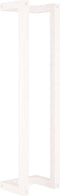 vidaXL - Handdoekenrek - 23x18x90 - cm - massief - grenenhout - wit