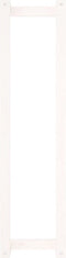 vidaXL - Handdoekenrek - 23x18x90 - cm - massief - grenenhout - wit
