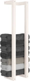 vidaXL - Handdoekenrek - 23x18x90 - cm - massief - grenenhout - wit