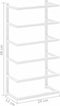 vidaXL - Handdoekenrek - 24x12x48 - cm - staal - wit