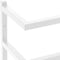 vidaXL - Handdoekenrek - 24x12x48 - cm - staal - wit