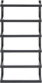 vidaXL - Handdoekenrek - 24x12x48 - cm - staal - zwart