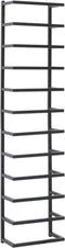 vidaXL - Handdoekenrek - 24x12x96 - cm - staal - zwart
