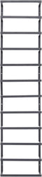 vidaXL - Handdoekenrek - 24x12x96 - cm - staal - zwart