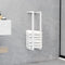 vidaXL - Handdoekenrek - 25x20x95 - cm - ijzer - zwart