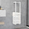 vidaXL - Handdoekenrek - 25x20x95 - cm - staal - wit