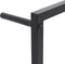 vidaXL - Handdoekenrek - 45x10x115 - cm - staal - wit
