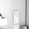 vidaXL - Handdoekenrek - 45x10x115 - cm - staal - wit
