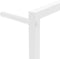 vidaXL - Handdoekenrek - 45x10x115 - cm - staal - wit