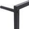 vidaXL - Handdoekenrek - 45x10x115 - cm - staal - zwart