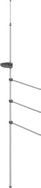 vidaXL - Handdoekenrek - 47x280 - cm - aluminium