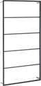 vidaXL - Handdoekenrek - 60x10x116 - cm - staal - zwart