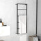 vidaXL - Handdoekenrek - 60x10x116 - cm - staal - zwart