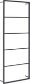 vidaXL - Handdoekenrek - 60x10x116 - cm - staal - zwart