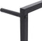 vidaXL - Handdoekenrek - 60x10x116 - cm - staal - zwart