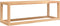 vidaXL - Handdoekenrek - 60x20x20 - cm - massief - walnotenhout