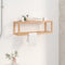 vidaXL - Handdoekenrek - 60x20x20 - cm - massief - walnotenhout