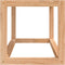 vidaXL - Handdoekenrek - 60x20x20 - cm - massief - walnotenhout