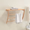 vidaXL - Handdoekenrek - 60x25,5x49 - cm - massief - walnotenhout