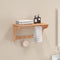 vidaXL - Handdoekenrek - 60x30x35 - cm - massief - walnotenhout
