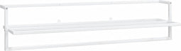 vidaXL - Handdoekenrek - 95x25x22 - cm - ijzer - wit