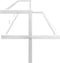 vidaXL - Handdoekenrek - 95x25x22 - cm - ijzer - wit