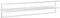 vidaXL - Handdoekenrek - 95x25x22 - cm - ijzer - wit