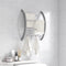 vidaXL - Handdoekenrek - met - haken - 56x16x72 - cm - aluminium - zilverkleurig