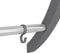 vidaXL - Handdoekenrek - met - haken - 56x16x72 - cm - aluminium - zilverkleurig