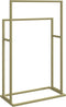 vidaXL - Handdoekenrek - vrijstaand - 48x24x78,5 - cm - ijzer - goudkleurig