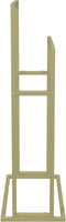 vidaXL - Handdoekenrek - vrijstaand - 48x24x78,5 - cm - ijzer - goudkleurig