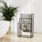 vidaXL - Handdoekenrek - vrijstaand - 48x24x78,5 - cm - ijzer - wit