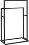 vidaXL - Handdoekenrek - vrijstaand - 48x24x78,5 - cm - ijzer - wit