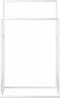 vidaXL - Handdoekenrek - vrijstaand - 48x24x78,5 - cm - ijzer - wit