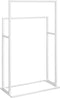 vidaXL - Handdoekenrek - vrijstaand - 48x24x78,5 - cm - ijzer - wit